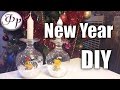 DIY.  Новогодние подсвечники ❄ в стеле снежных шаров. Просто, стильно, быстро.