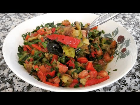 Video: Patlıcan Ve Biber Ile Yaz Salatası