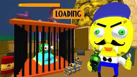 Sponge neighbor escape 3D level 1