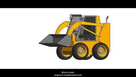 Bobcat Loader designed in Solidworks