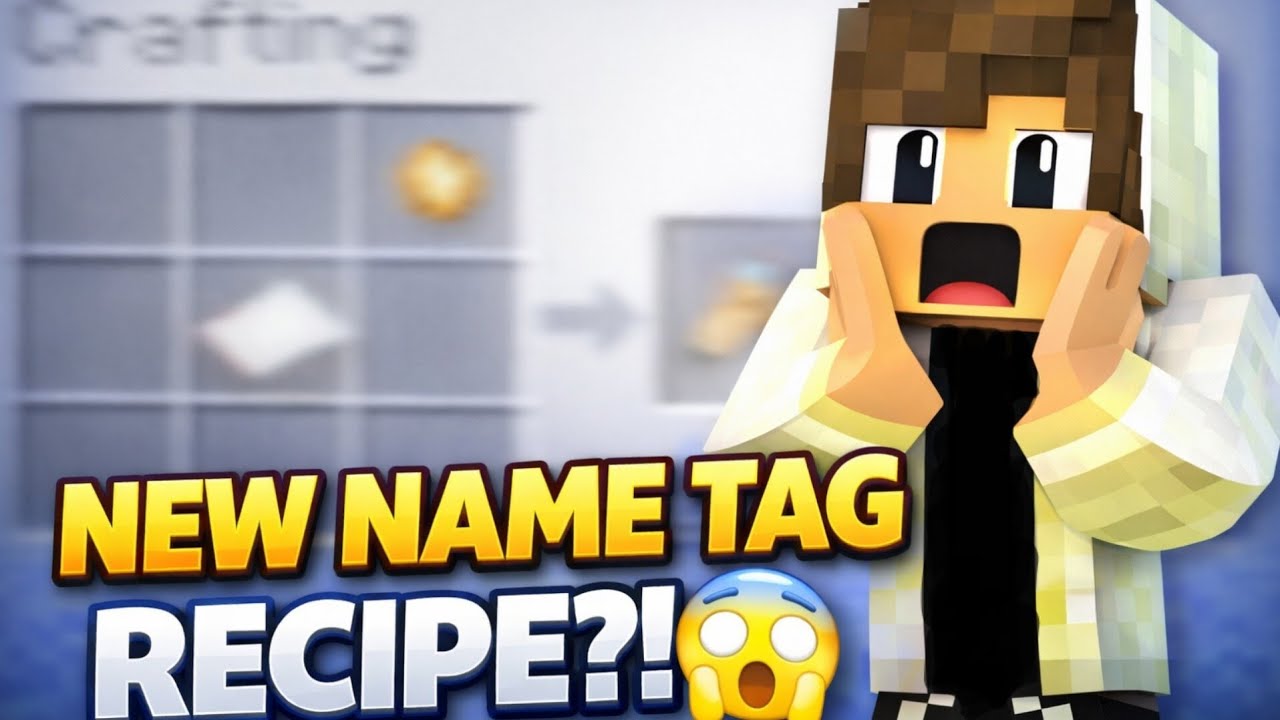FINALLY! You Can Now CRAFT Name Tags! 😱 (No Mods) 