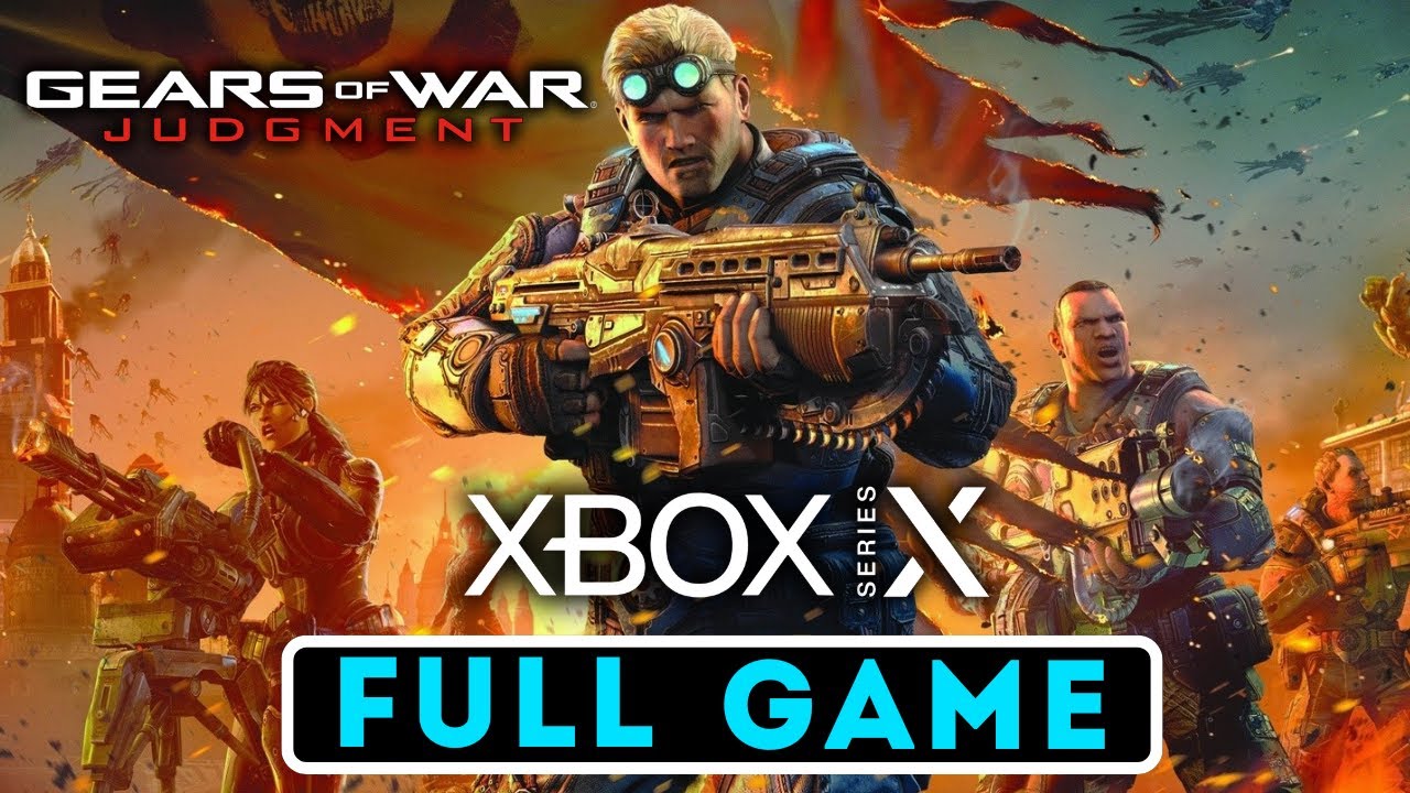 GEARS OF WAR JUDGMENT Gameplay Walkthrough FULL GAME [1080p HD 60FPS XBOX SERIES X] - No Commentary