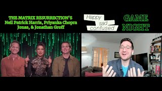 Neil Patrick Harris, Priyanka Chopra Jonas, & Jonathan Groff play GAME NIGHT: Happy Sad Confused