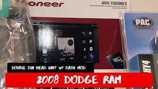 2008 Dodge Ram Pioneer Head Unit Installation with Dash Modification