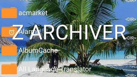 How to change background of Zarchiver