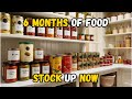 Survival Countdown: 6-Month Food Stockpile Challenge