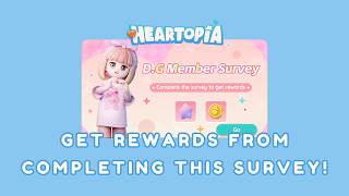 FREE REWARDS IN 1 MINUTE! ⭐ - How to Get DG Member Survey Rewards in Heartopia