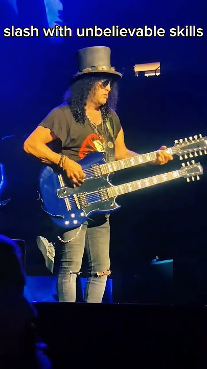 slash with double guitar #slash #gnr #gunsnroses