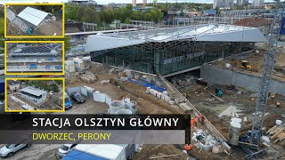 Stacja Kolejowa PKP Olsztyn Główny | Dworzec | Perony | 17.04.2024