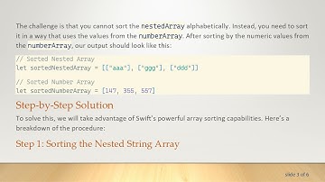 Sort a Nested String Array by a Corresponding Numbered Array in Swift