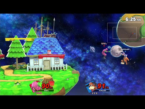 【スマブラSP】天才戦略家のリトルマック、攻撃すらすることなく相手を倒す
