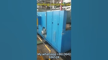 🎉Monfongs stenter for sale #machine #textilemachine #textile #usedtextilemachinery#textiles