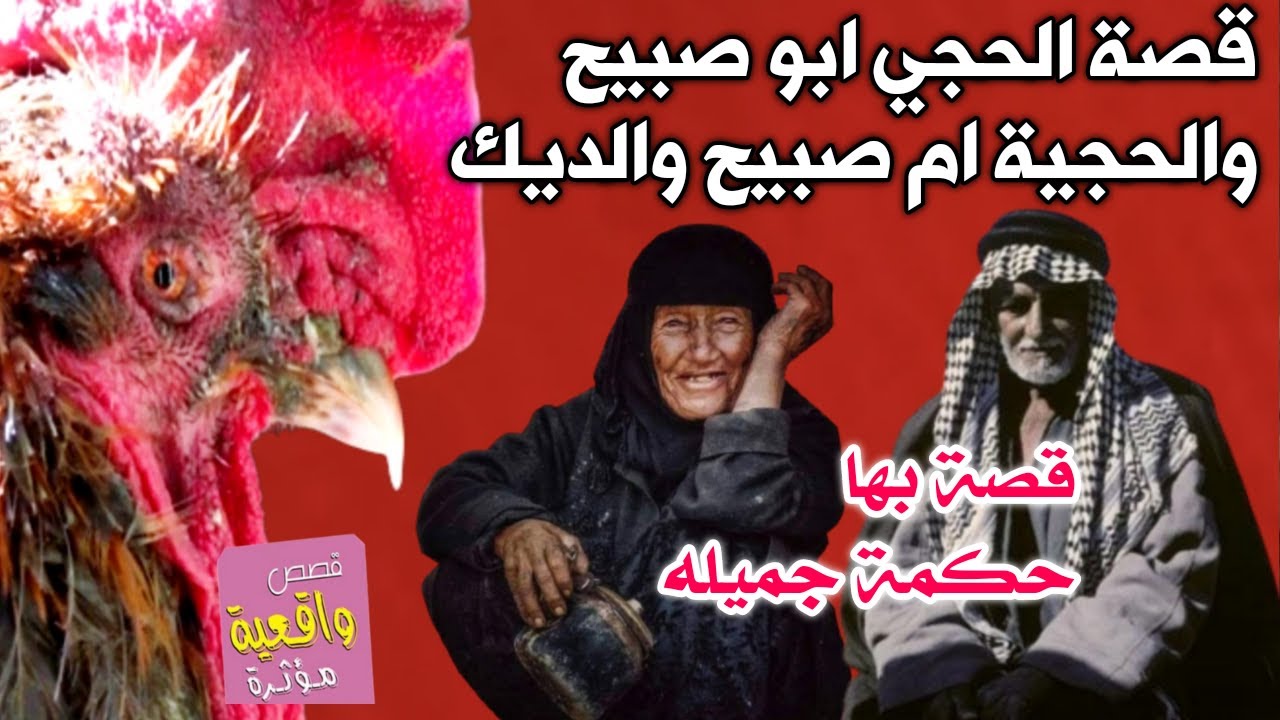 قصة الحجي ابو صبيح والحجية ام صبيح والديك المؤذي - قصة بعا حكمة جميله لاتفوتكم