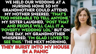 My Mother And Sister Mocked My Wedding At A Nursing Home—Then Begged Me To Take It Down.