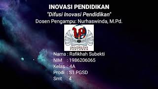 DIFUSI INOVASI PENDIDIKAN