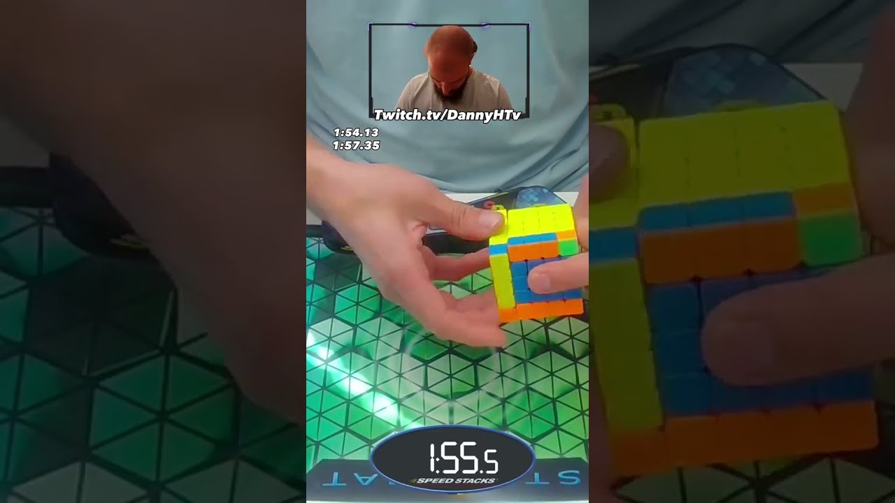 Average Of 5 5X5 Speedcubing Livestream Twitch Foryou