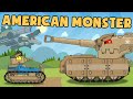 Prototype of American Monster - Cartoons about tanks