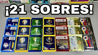 *ABRIMOS 21 SOBRES* DE LAS ÚLTIMAS 7 COPA AMÉRICA