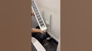 Changing a radiator in a new build! #howto #plumbing #diy #subscribe #youtubeshorts #asmr