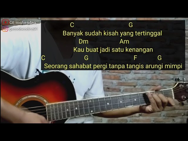 Kunci Gitar SELAMAT JALAN - Tipe X | By GE Mahendra class=