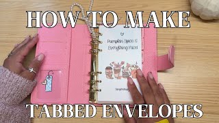 How to Make A6 tabbed Envelopes| Simpleshopz