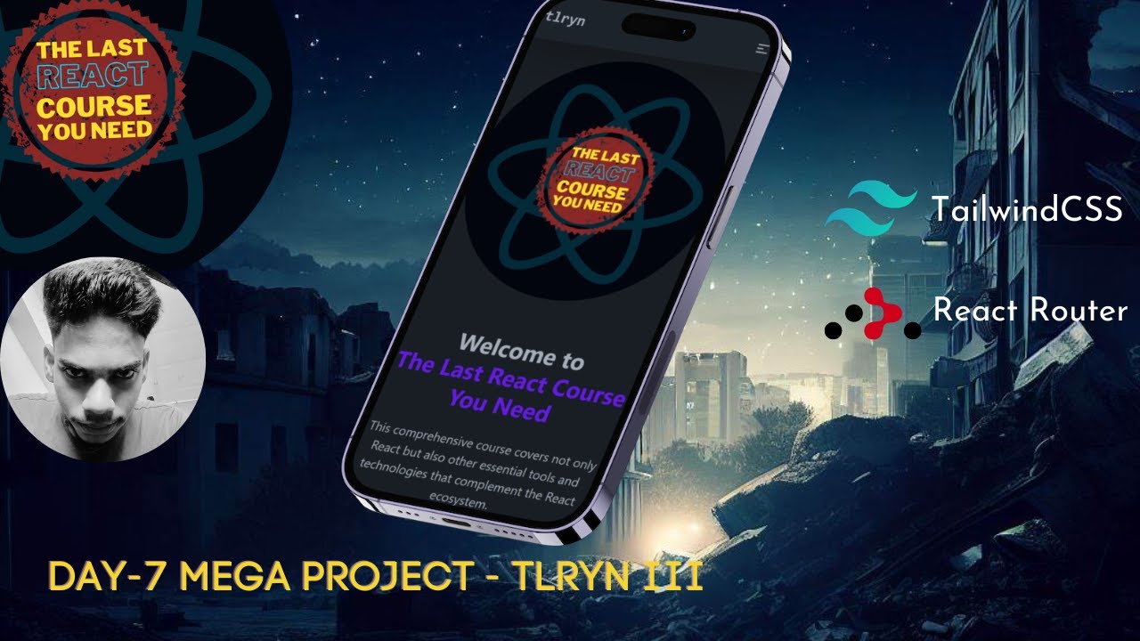 Day 7: TLRYN - Part 3 | Mega Project 1 | The last React course you need ...