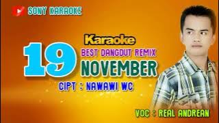 19 NOVEMBER VOC REAL ANDREAN KARAOKE || @sonykaraokeofficial
