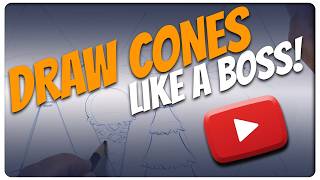 How to Draw Freehand Cones | Scratch Paper Drawing Tutorial