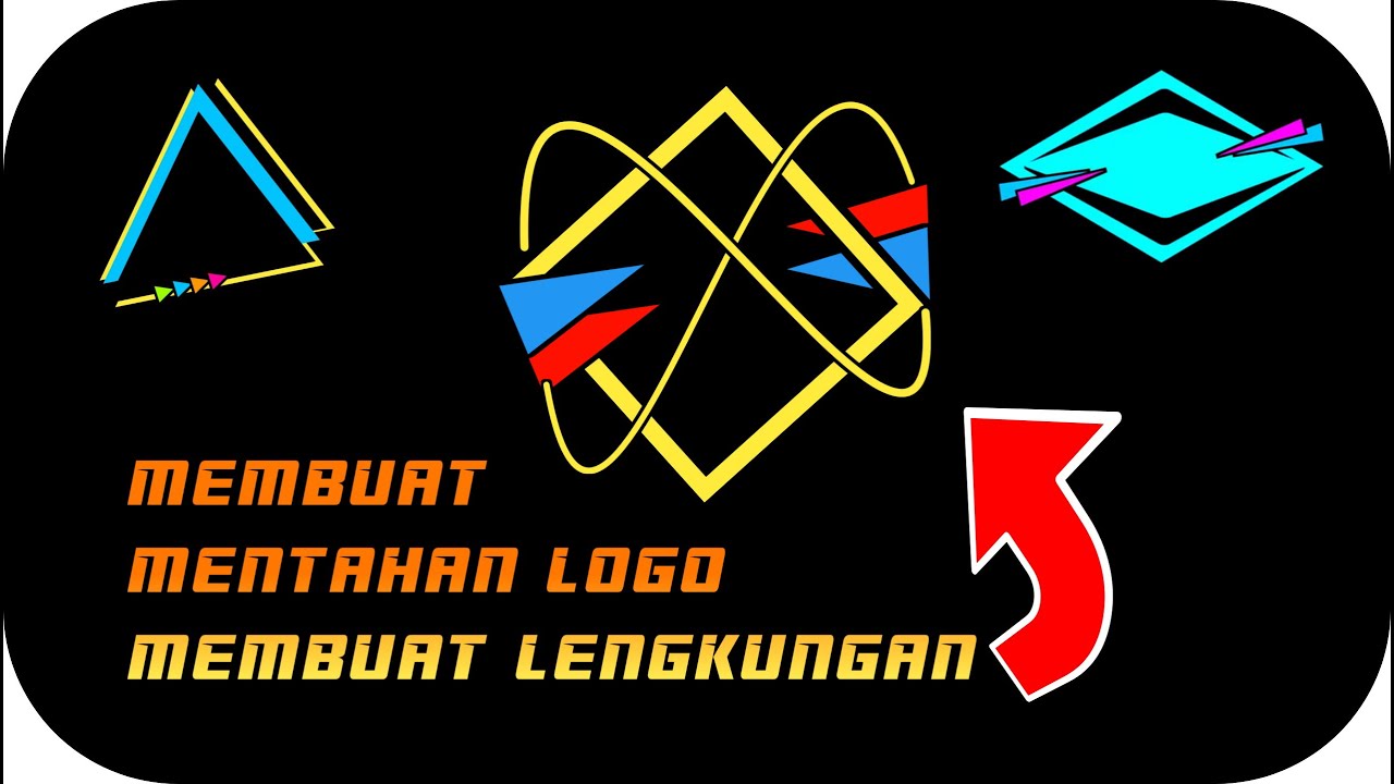  Cara  Membuat  Mentahan Logo  Sendiri  Lengkungan Logo  