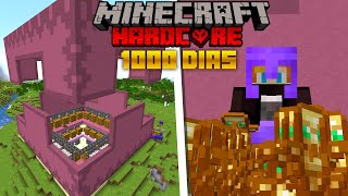 SOBREVIVÍ 1000 DÍAS en Minecraft Hardcore [PELICULA COMPLETA] screenshot 5