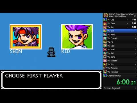 (CURRENT WR) Card Fighters Clash: SNK Version Any% Speedrun in 1:15:20