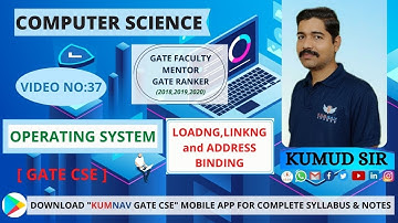 37 LOADNG,LINKNG and ADDRESS BINDING #addressbinding #loading #linking #questiondiscussed #gate2022