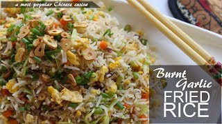 How to make best Burnt Garlic Veg Fried Rice recipe at home