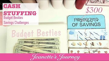 $300 CASH ENVELOPE STUFFING | SAVINGS CHALLENGES | BUDGET BESTIES