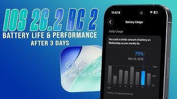 iOS 26.2 RC 2 Battery Life is BEAST