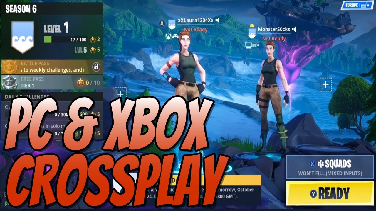How To Play With Xbox One Players On PC Fortnite 2018 Tutorial | Crossplay  Xbox & PC! - YouTube