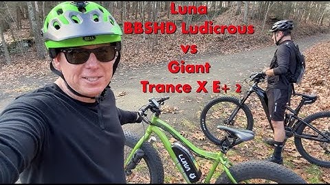 🔥 Mid-Drive Power War! Luna BBSHD Ludicrous vs Giant Trance X E+ 2 | Forest Singletrack Showdown!
