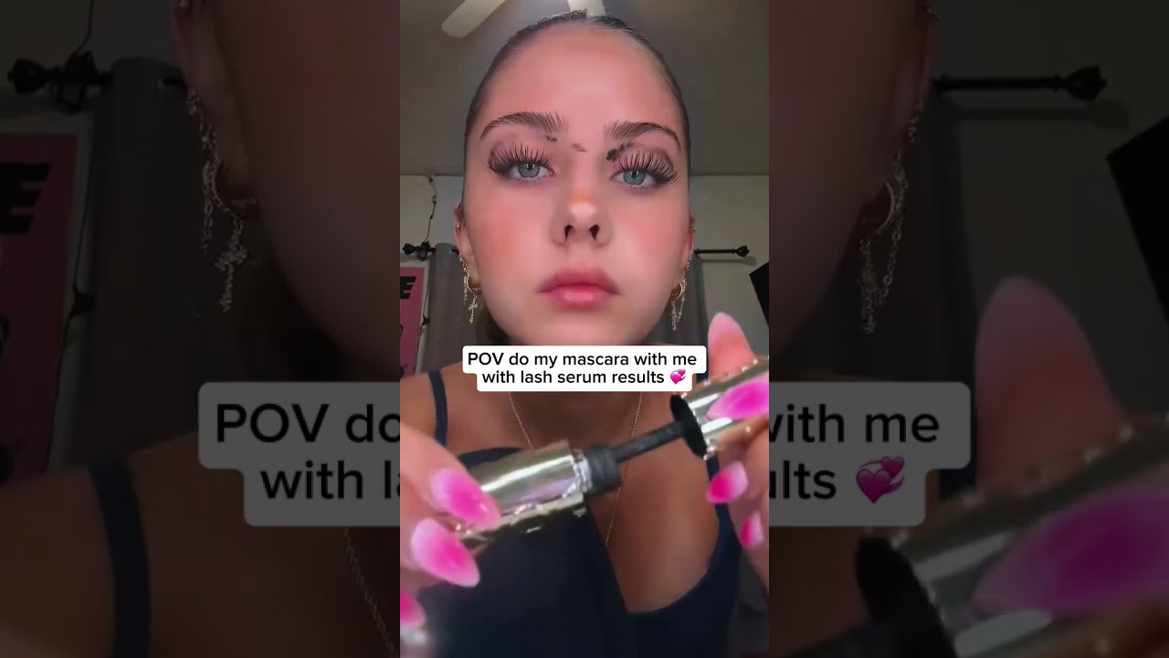 Lash serum results + mascara