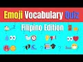 Emoji Vocabulary Quiz 🇵🇭 | Can You Guess These Filipino Words from Emojis? (50 Items!)