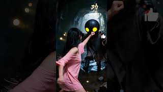 🔥功夫少女爆打異形黑衣人!森林激戰一觸即發!Kung Fu Girl Smashes Alien Fighter – Intense Forest Combat! #kungfu