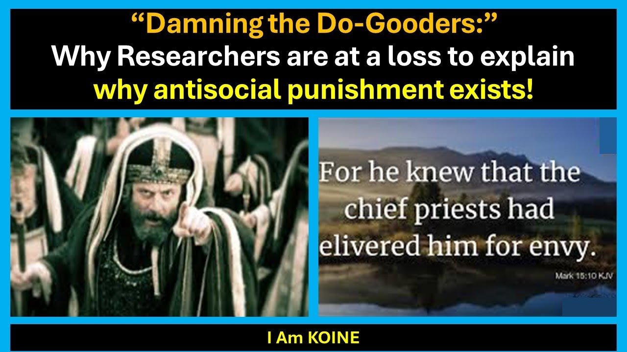 "Damning the Do-Gooders:" Why Researchers are at a loss to explain why antisocial punishment exists!