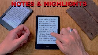 How I take Notes and make Highlights on a Kindle or Kobo e-Reader