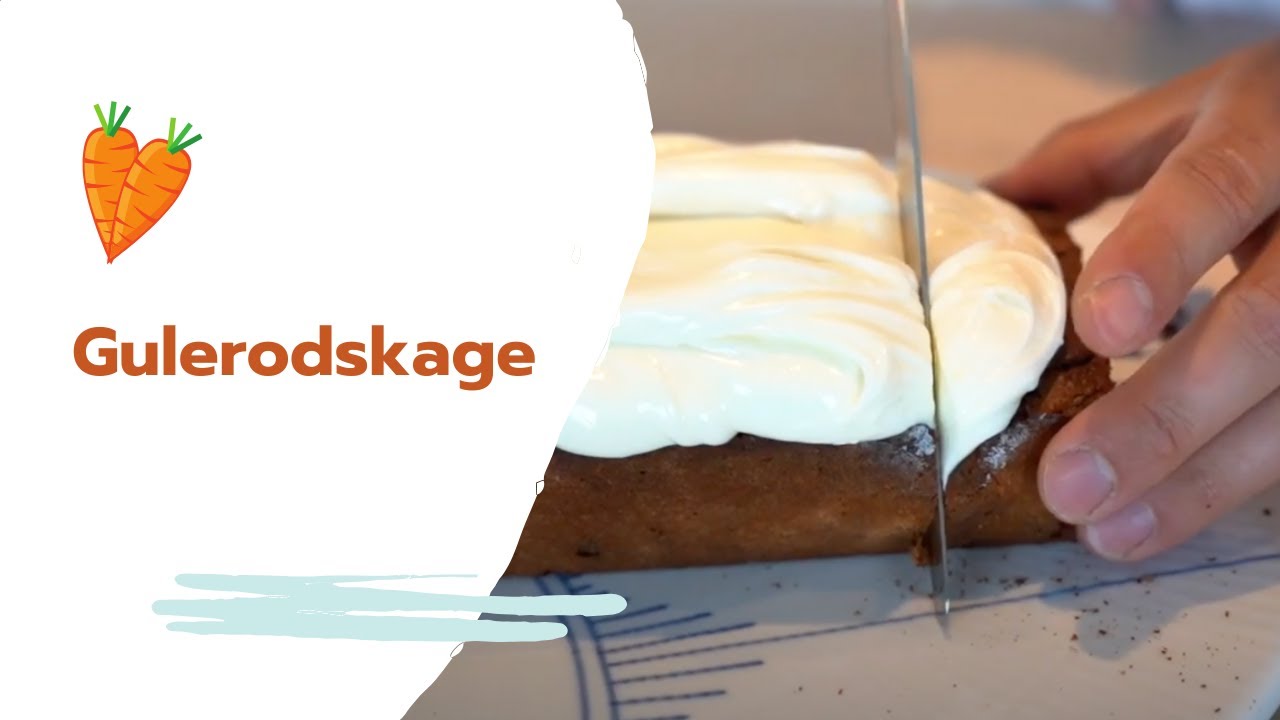 Gulerodskage m. creme og UDEN TILSAT SUKKER!
