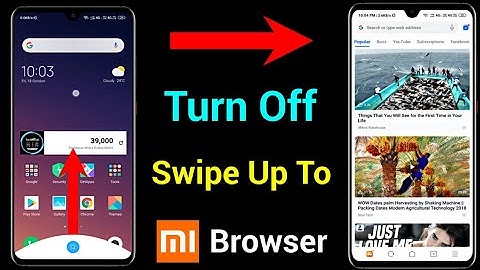 How To Disable Swipe Up To Mi Browser | Remove Mi Browser From Swipe Up | Stop Swipe Up Mi Browser