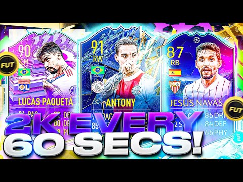 OMG! 2K EVERY 60 SECONDS FIFA 22 BEST TRADING METHOD (FIFA 22 SNIPING FILTERS & FLIPPING)