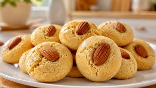 Almond Cookies Melt in Your Mouth! 🤍 So Easy & Delicious! screenshot 1