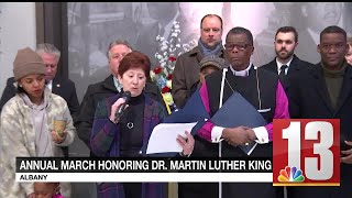 Community march held in Albany to remember MLK