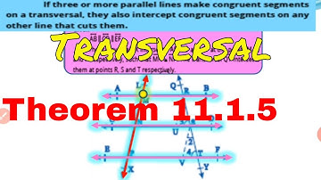 Theorem 11.1.5 class 9 || matric part 1 || transversal || punjab board || class 9 maths chapter 11