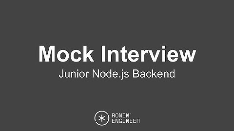 Mock Interview for Junior Node.js Backend Developer
