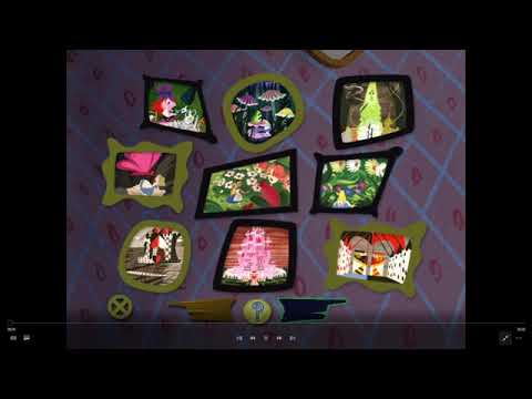 Alice in Wonderland: Special Edition UK DVD Menu Walkthrough 2005